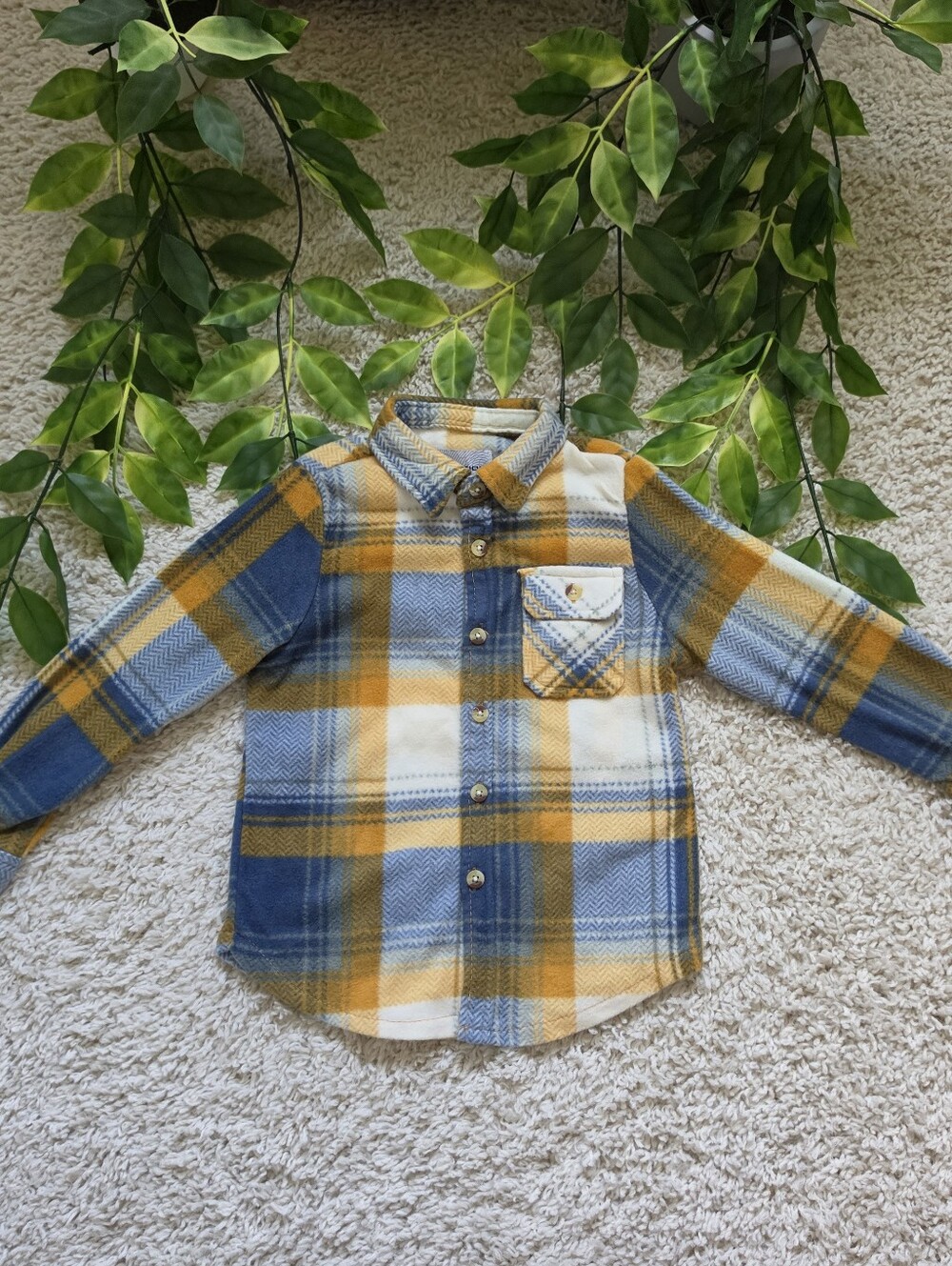 Toddler Boy Plaid Flannel (2T)